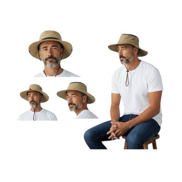 Ozark Trail Men's Tan Outdoors Hat - Picture 12 of 12